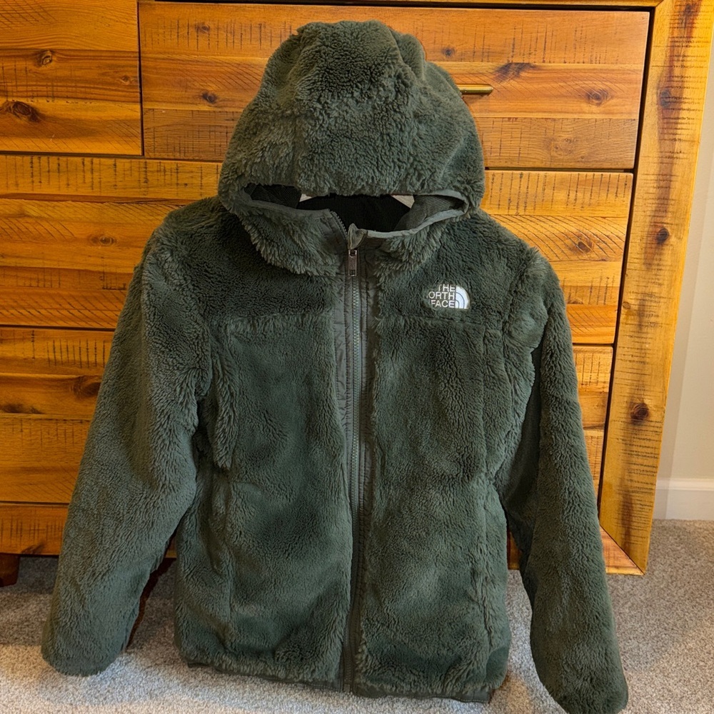 The North Face Girls Mossbud Reversible Water Repellent Hoodie Parka - Picture 5 of 7